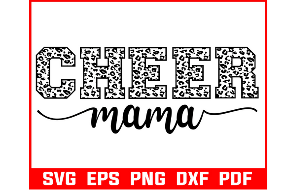 Cheer Mom SVG: Graphics for Crafts & Branding