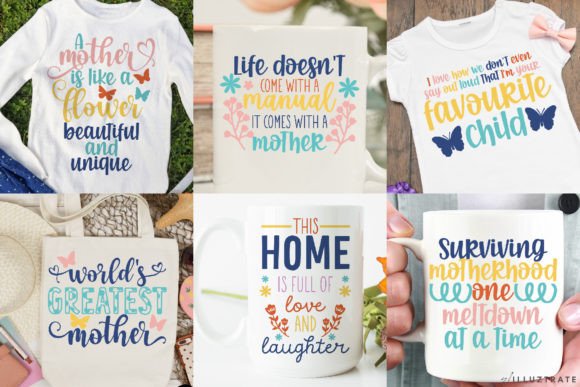Mother’s Day SVG Bundle: Graphics for Crafts
