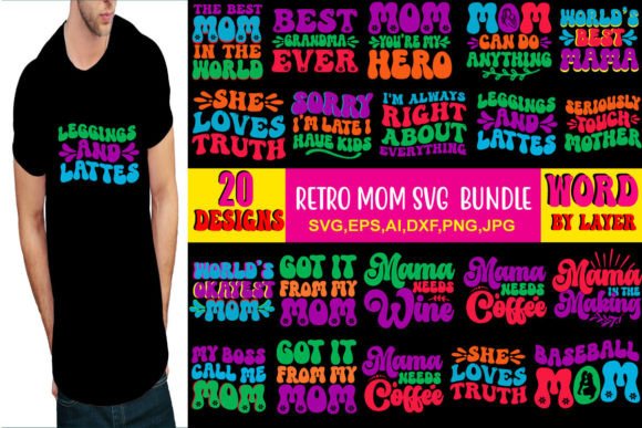 Retro Mom SVG: Graphics for Crafts