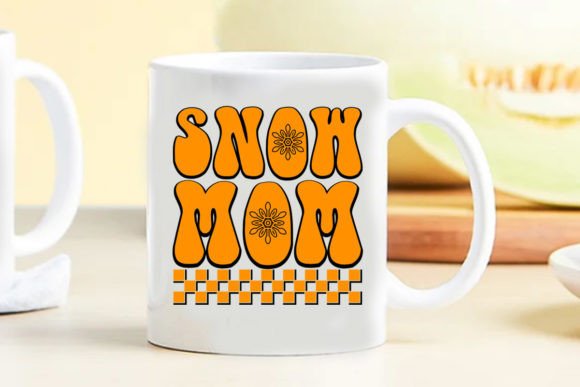 Retro Mom Svg Snow Mom: Graphics for Crafts